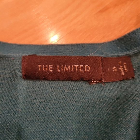 The Limited Blue Embellished Cardigan Size small - Picture 3 of 4